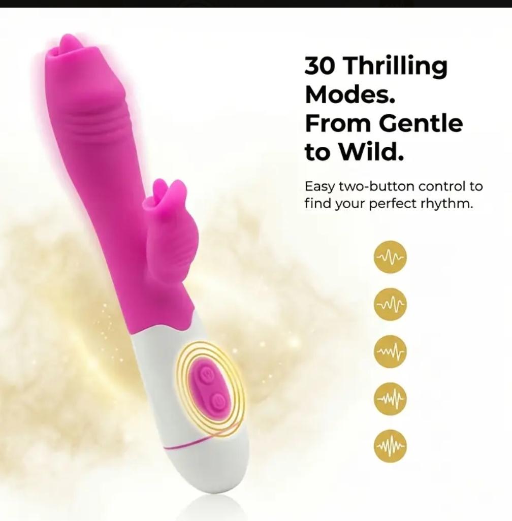 Tongue licking dildo