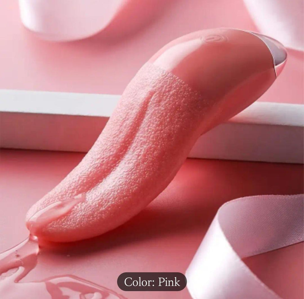 Silicone tongue vibrator