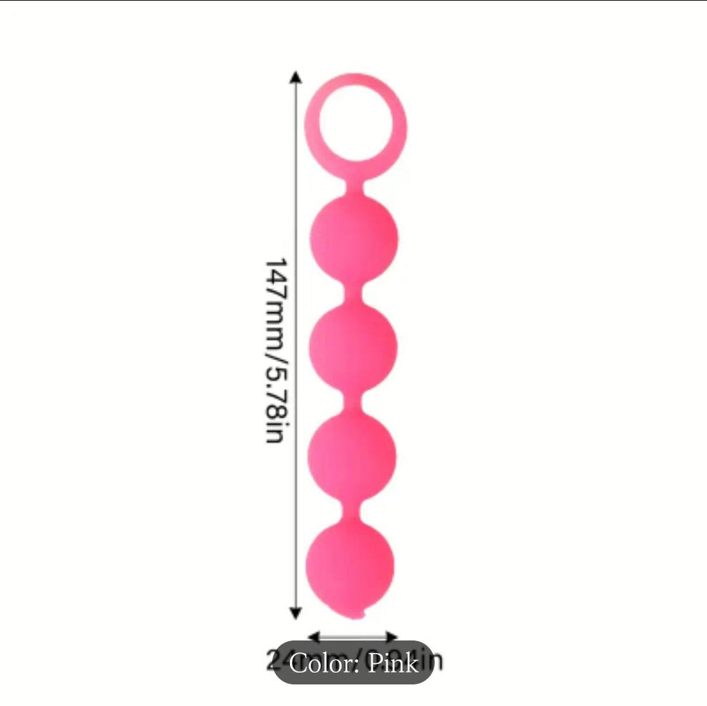 4 beaded silicone plug