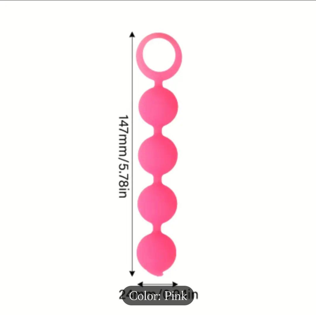 4 beaded silicone plug